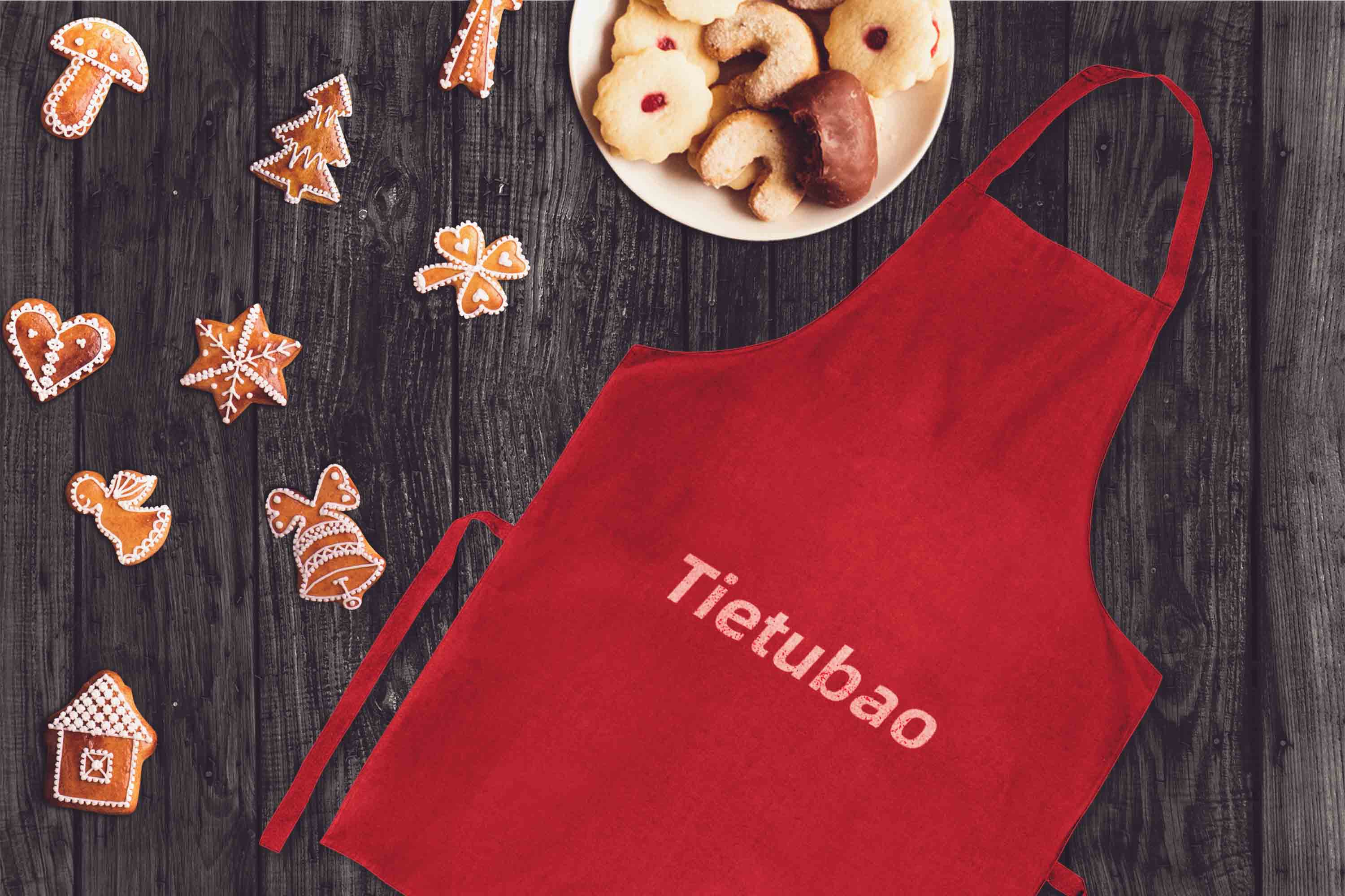 红色围裙logo贴图