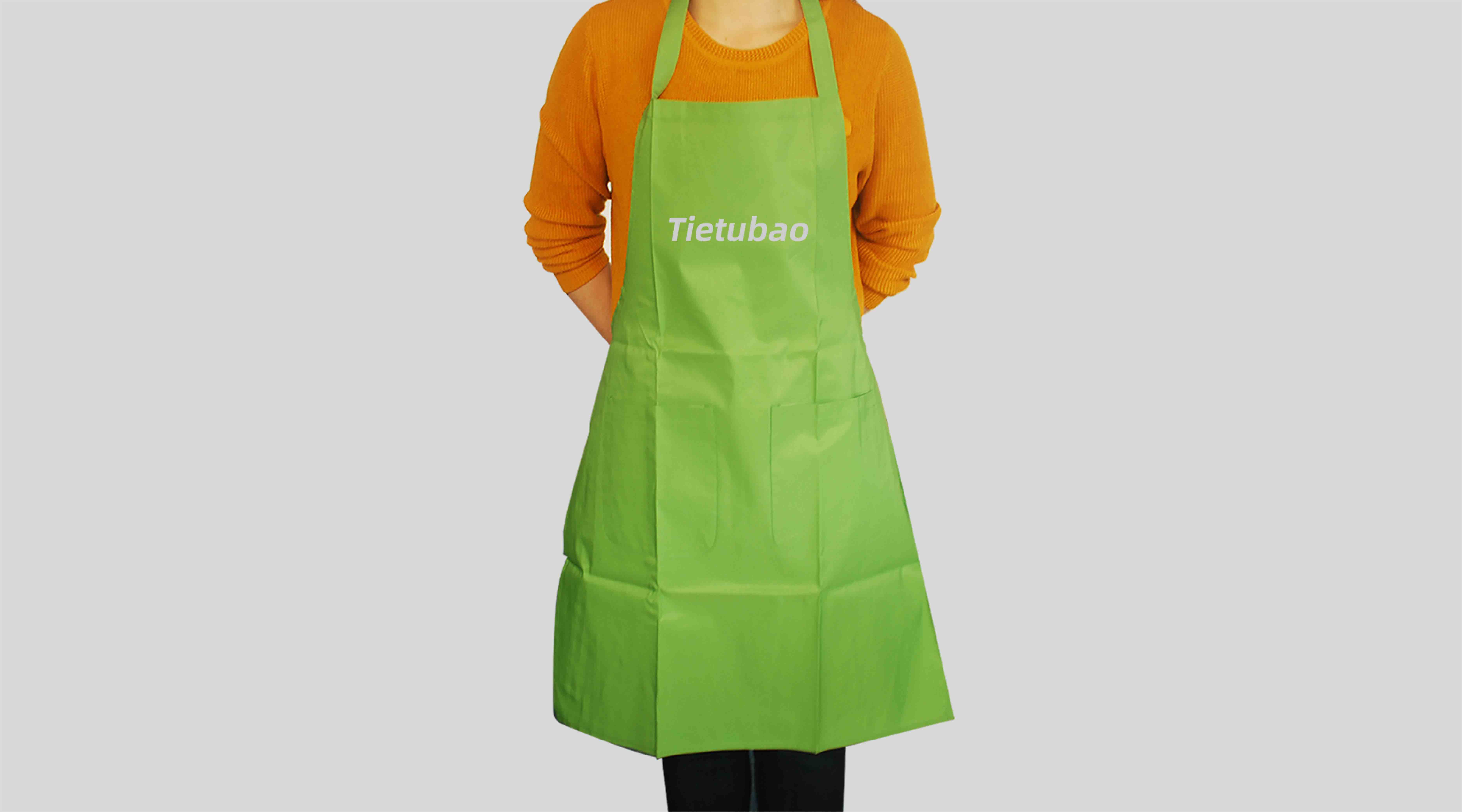 绿色围裙设计图psd样机