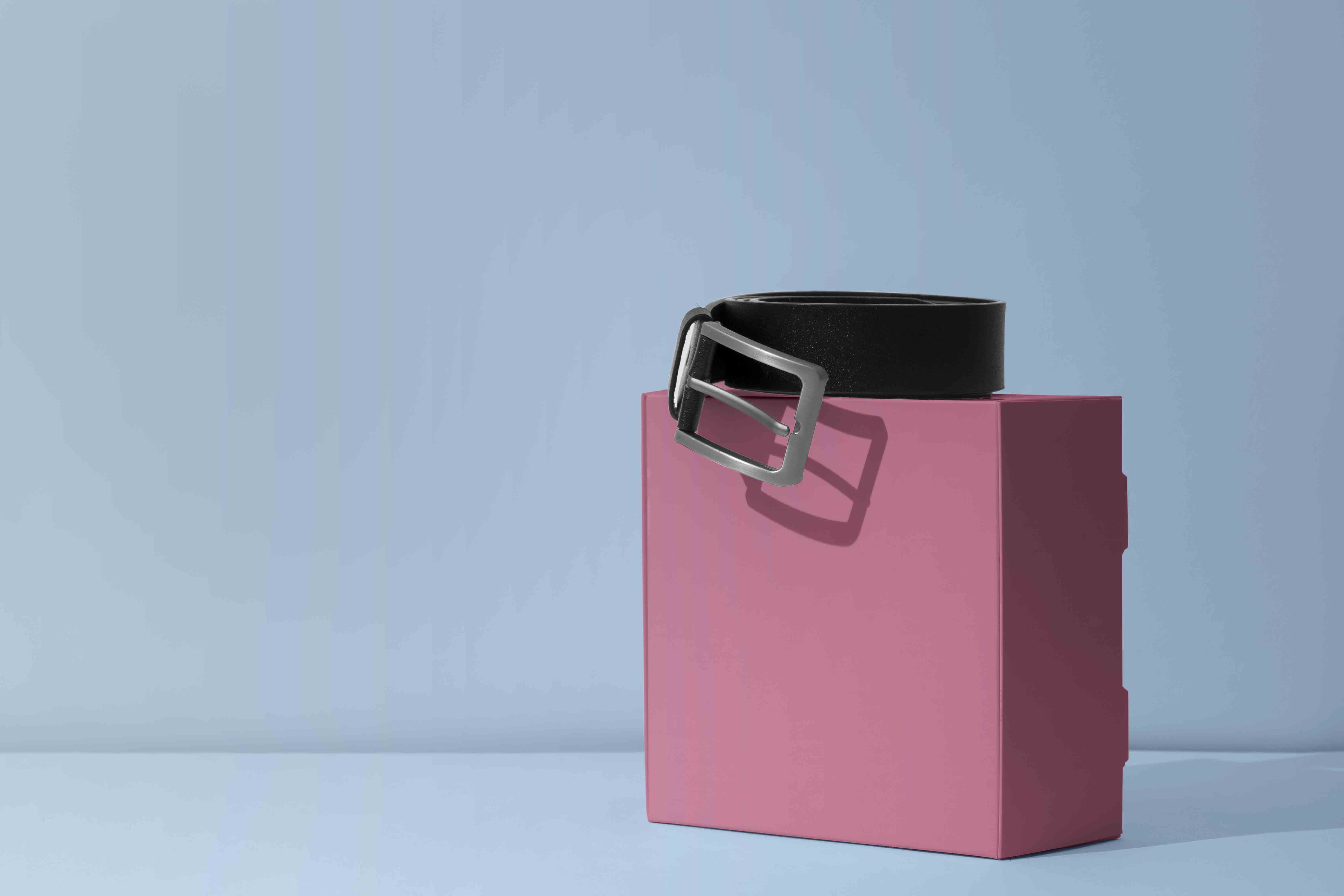 腰带设计psd样机素材