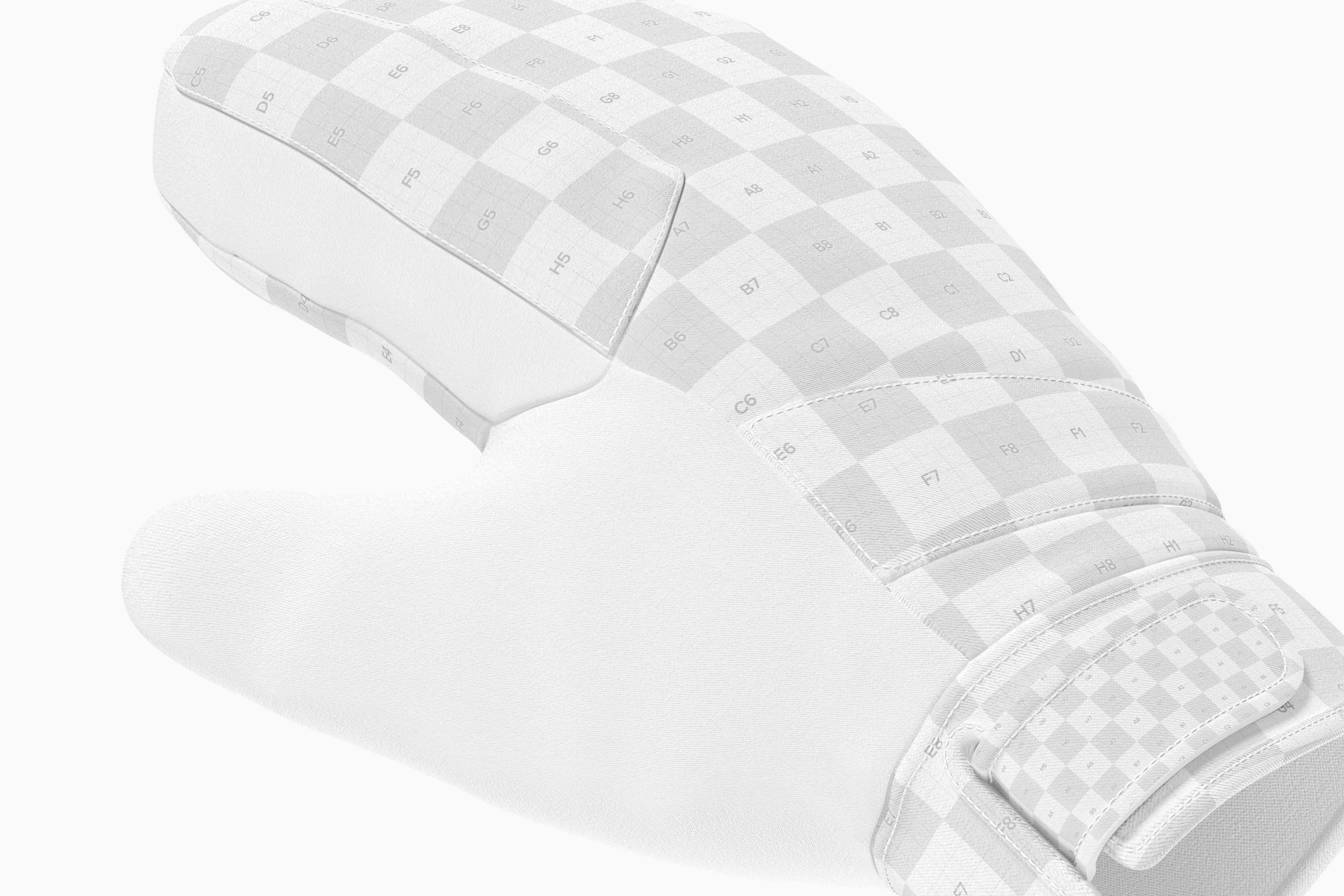 连指滑雪棉花手套设计ps贴图素材