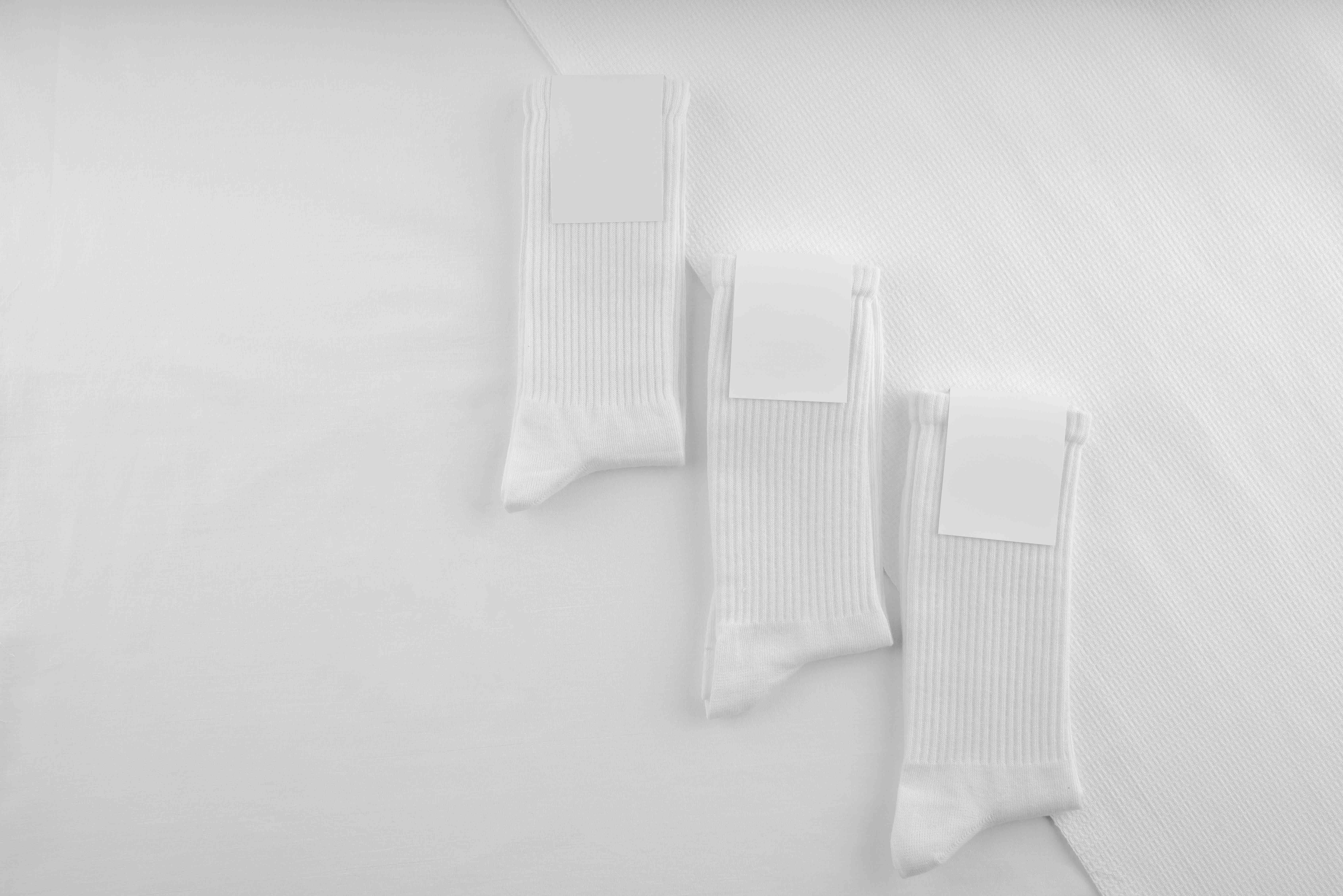 长筒袜设计效果智能贴图ps样机