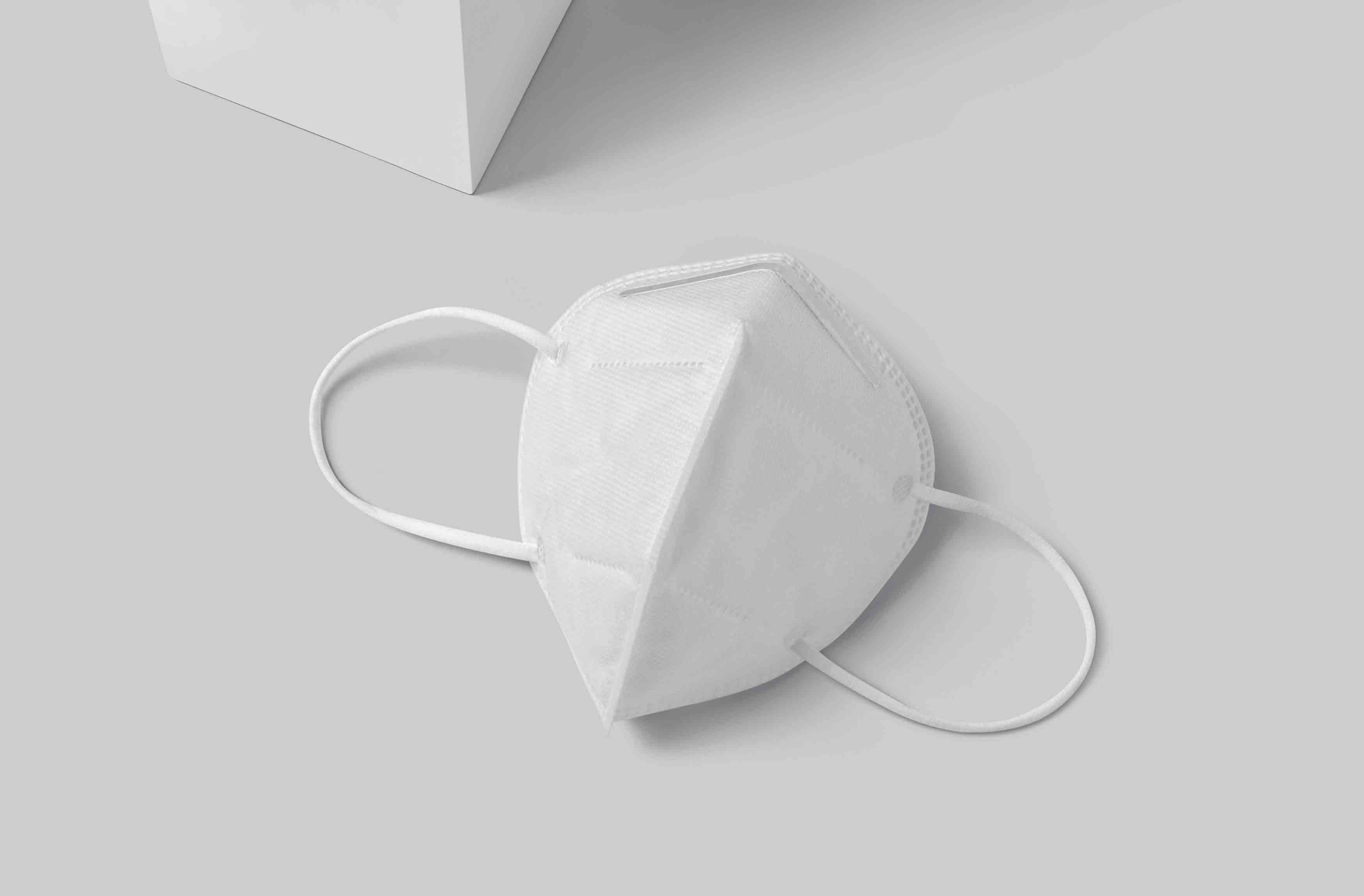 防晒口罩设计psd智能贴图样机素材