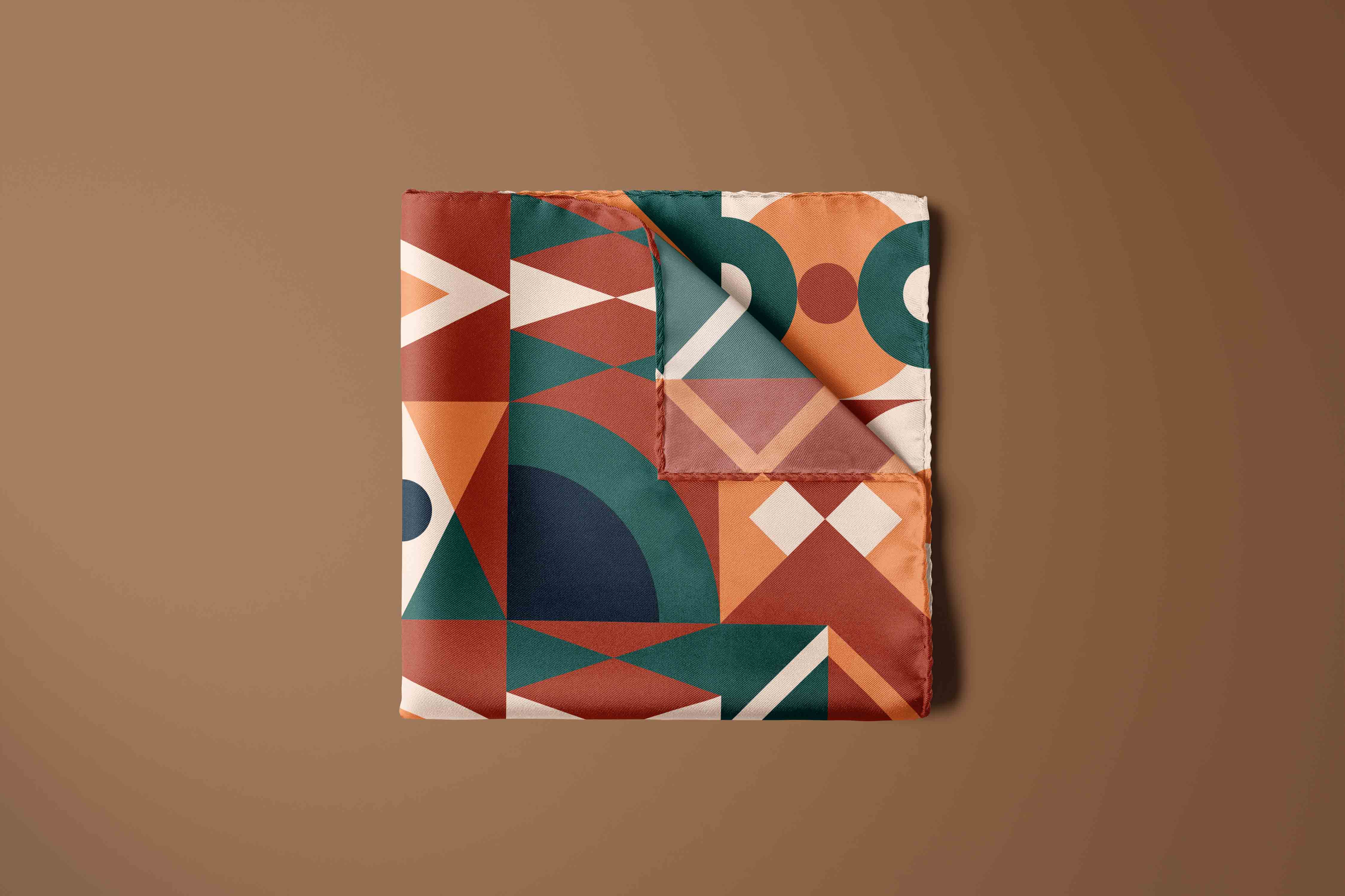 丝巾产品设计图PS贴图素材