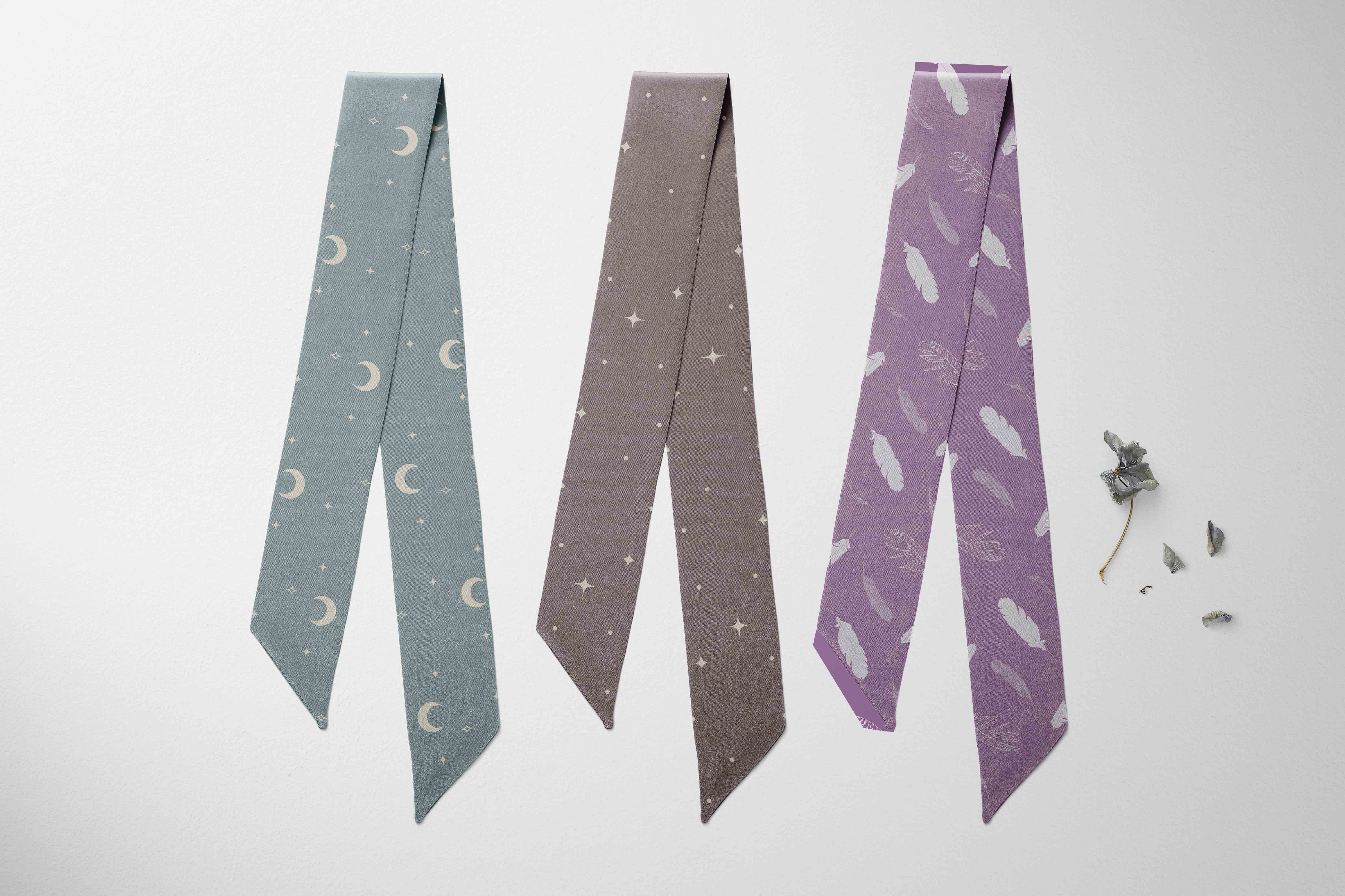 丝巾布料产品展示PS贴图素材