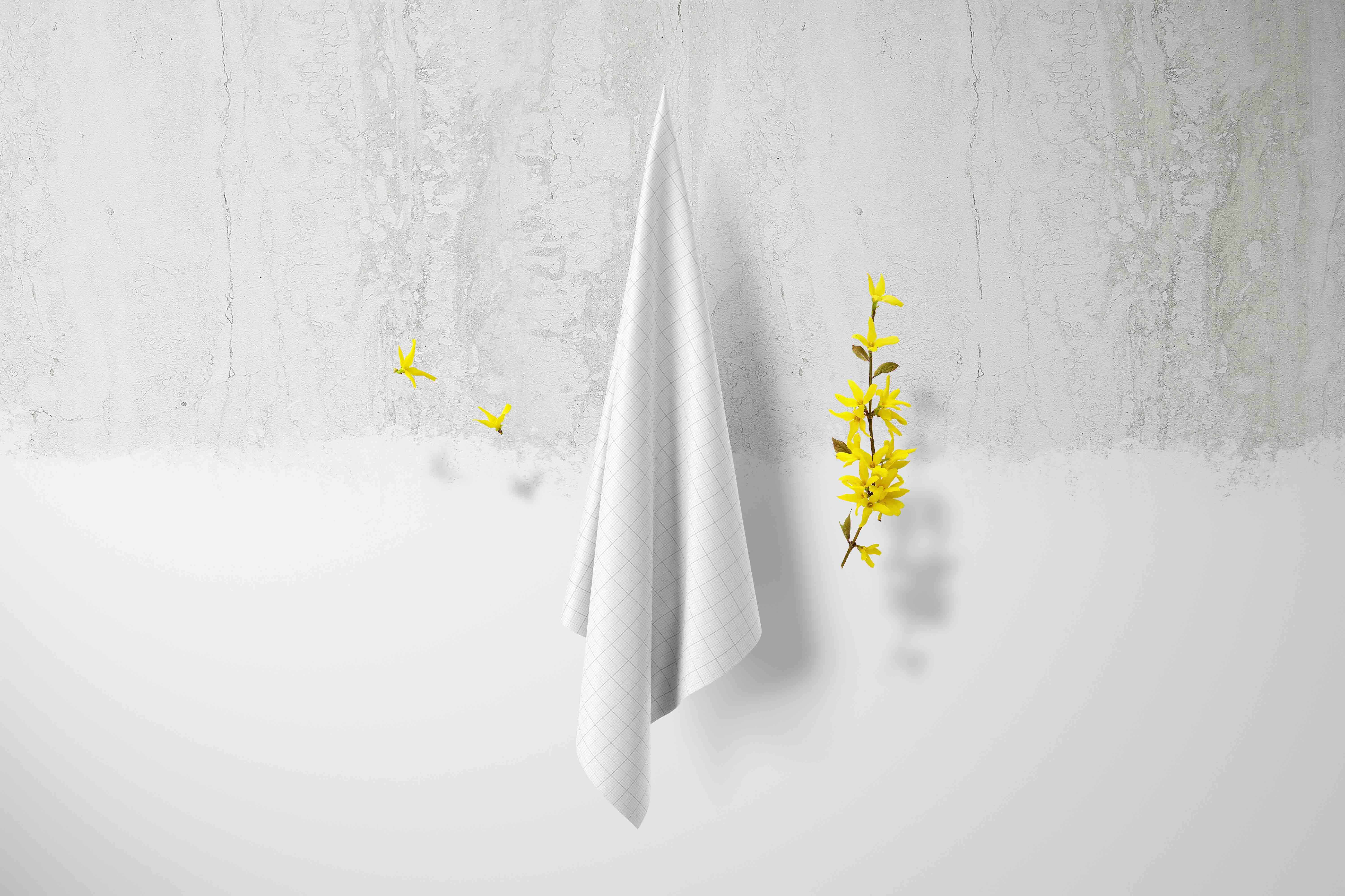 丝巾布料样机展示素材