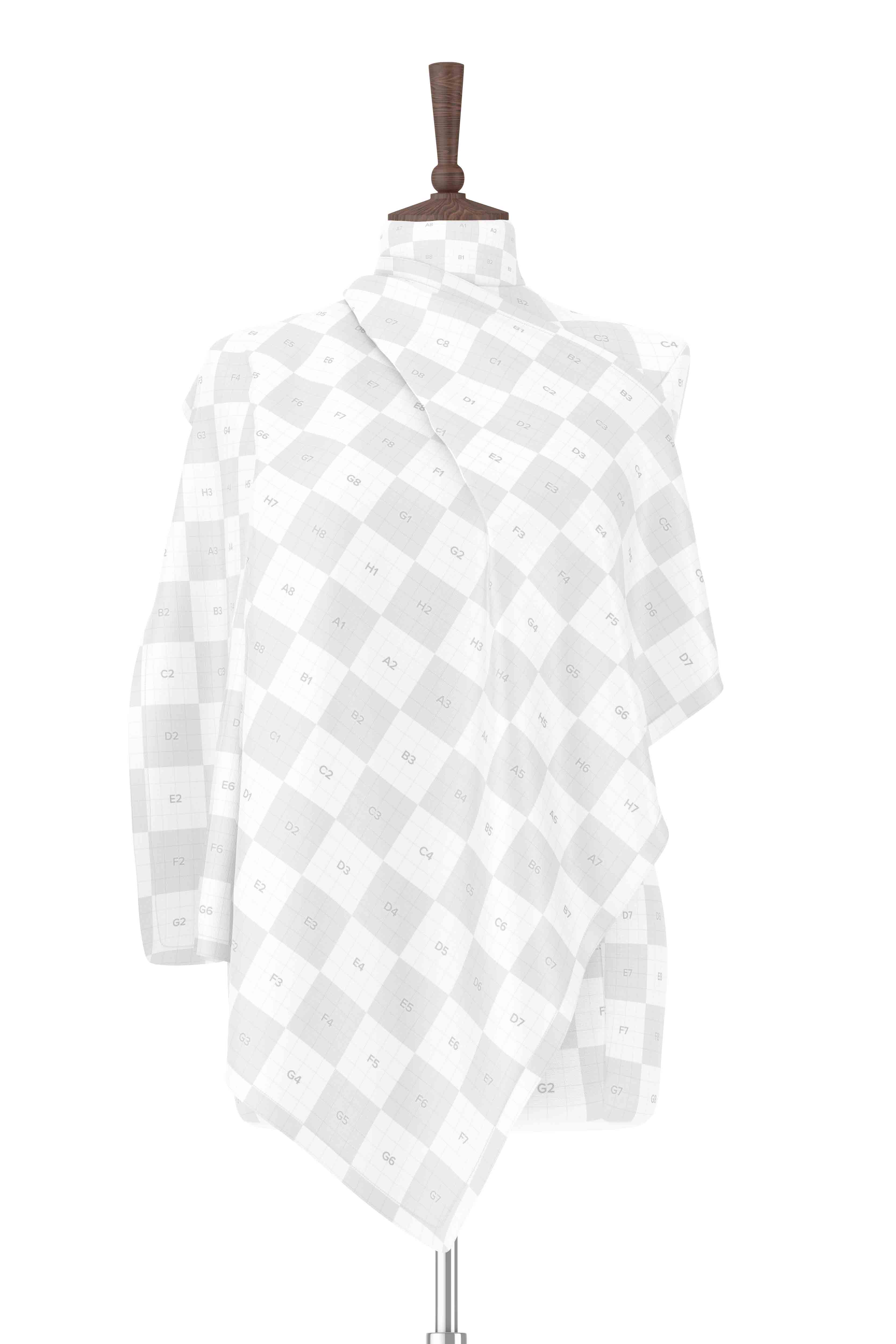 丝巾布料设计样机PS贴图素材