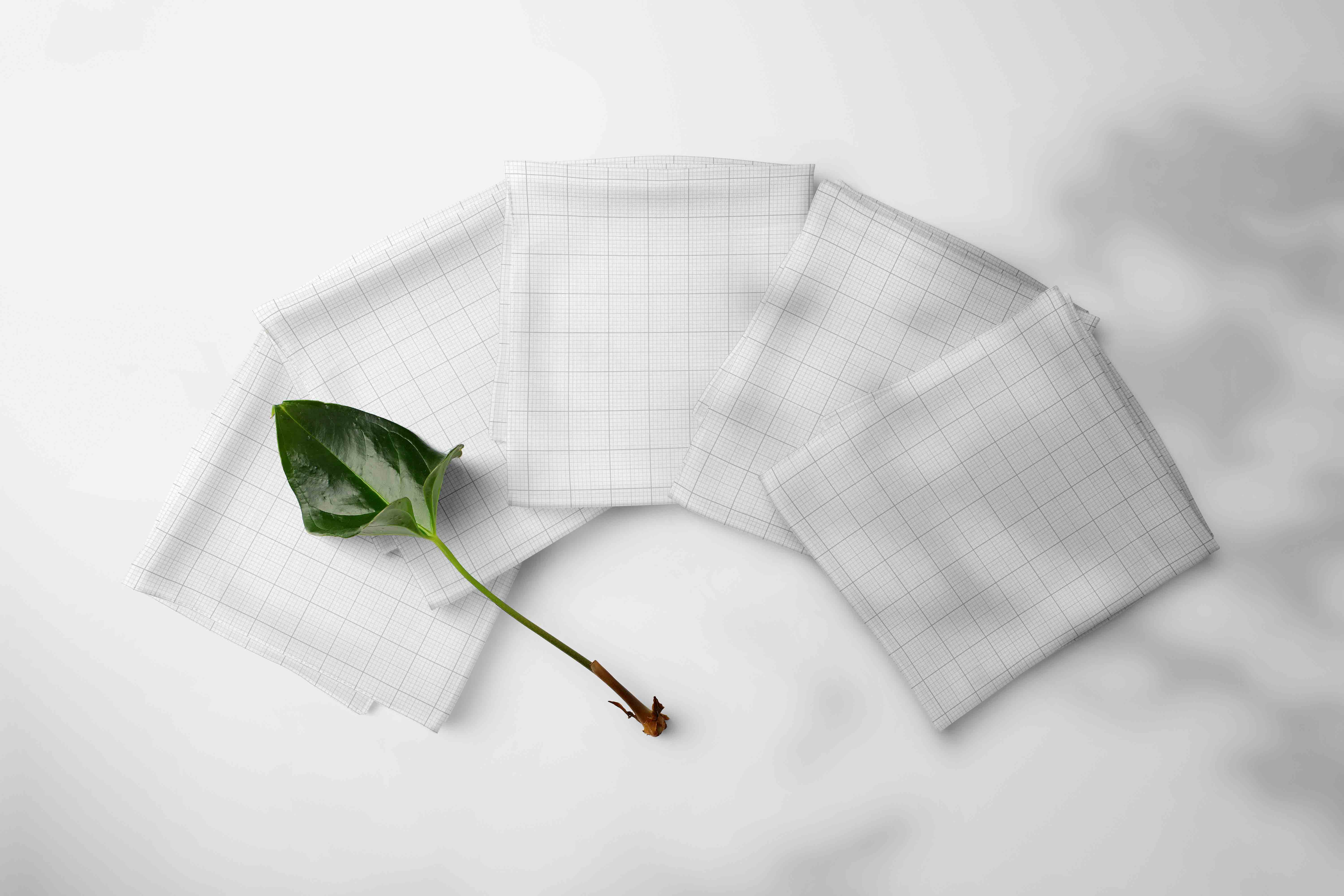 丝巾平铺设计展示PS贴图素材