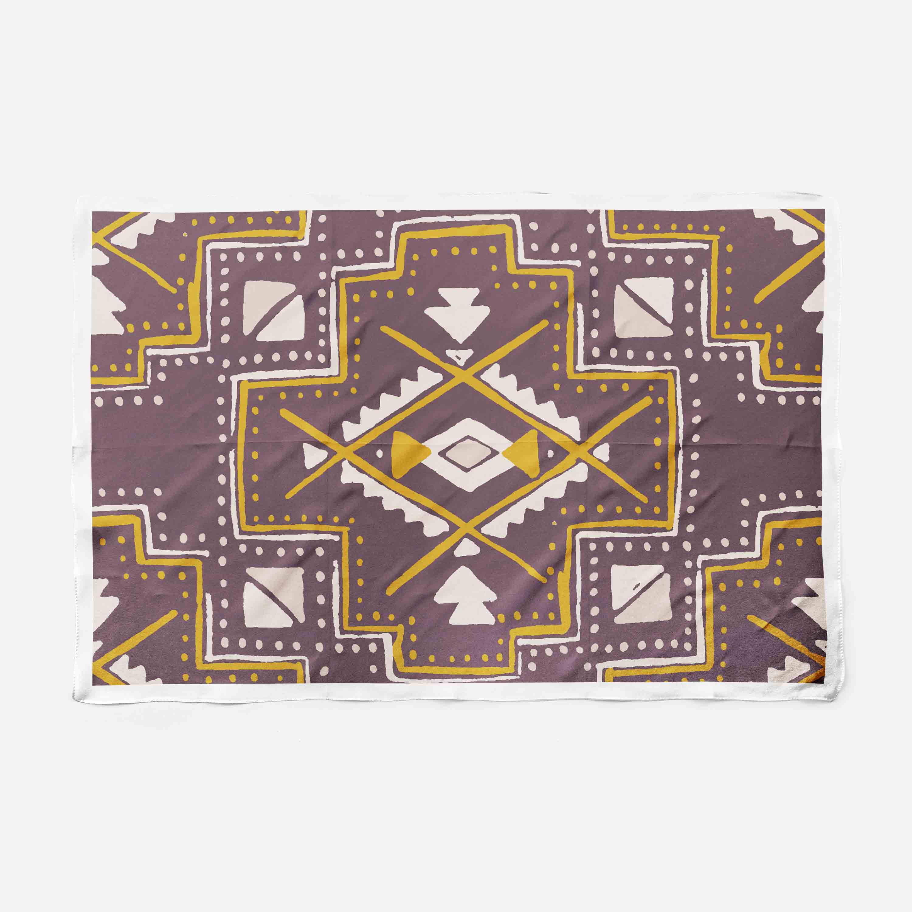 丝巾平铺设计效果psd贴图素材