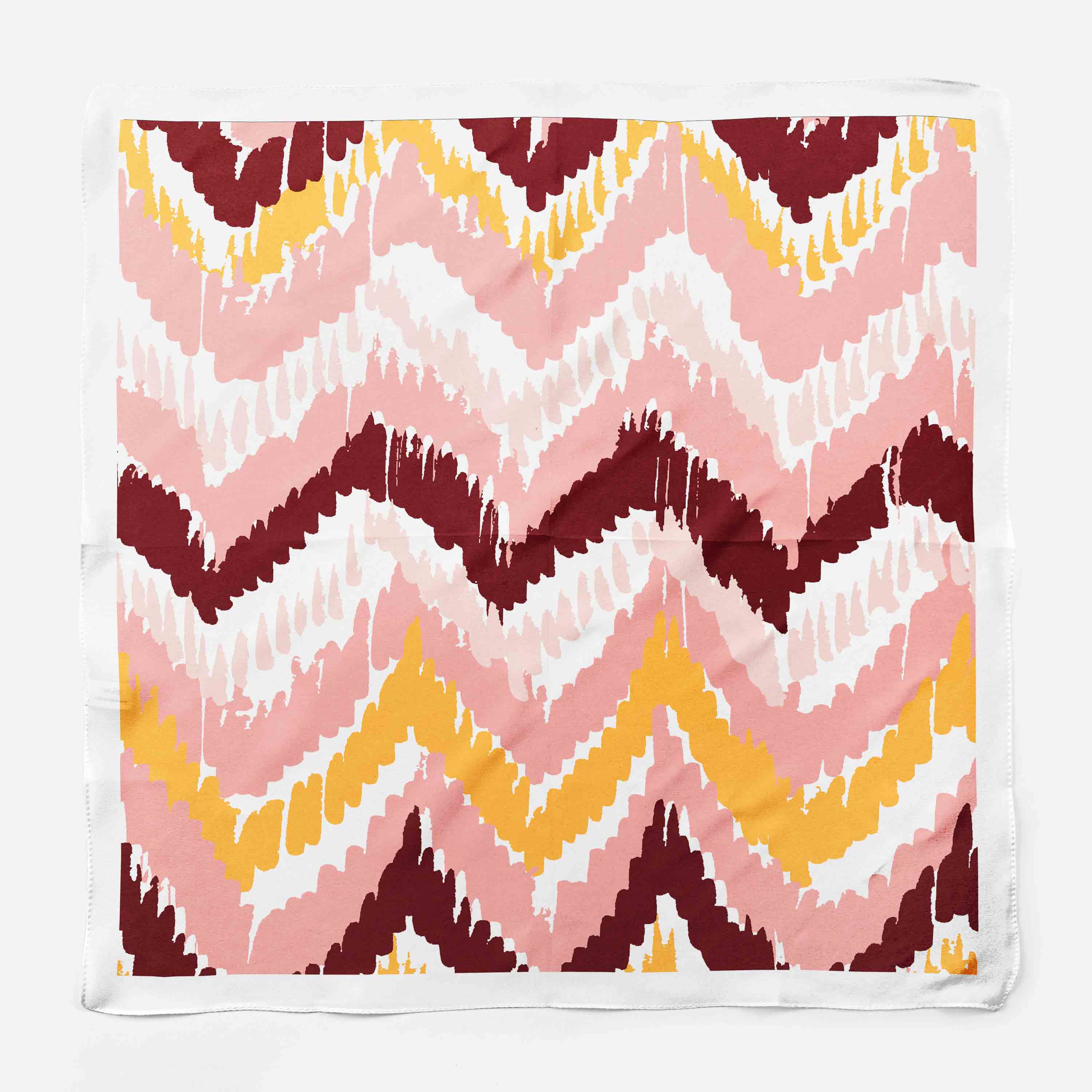 丝巾设计效果图psd贴图素材