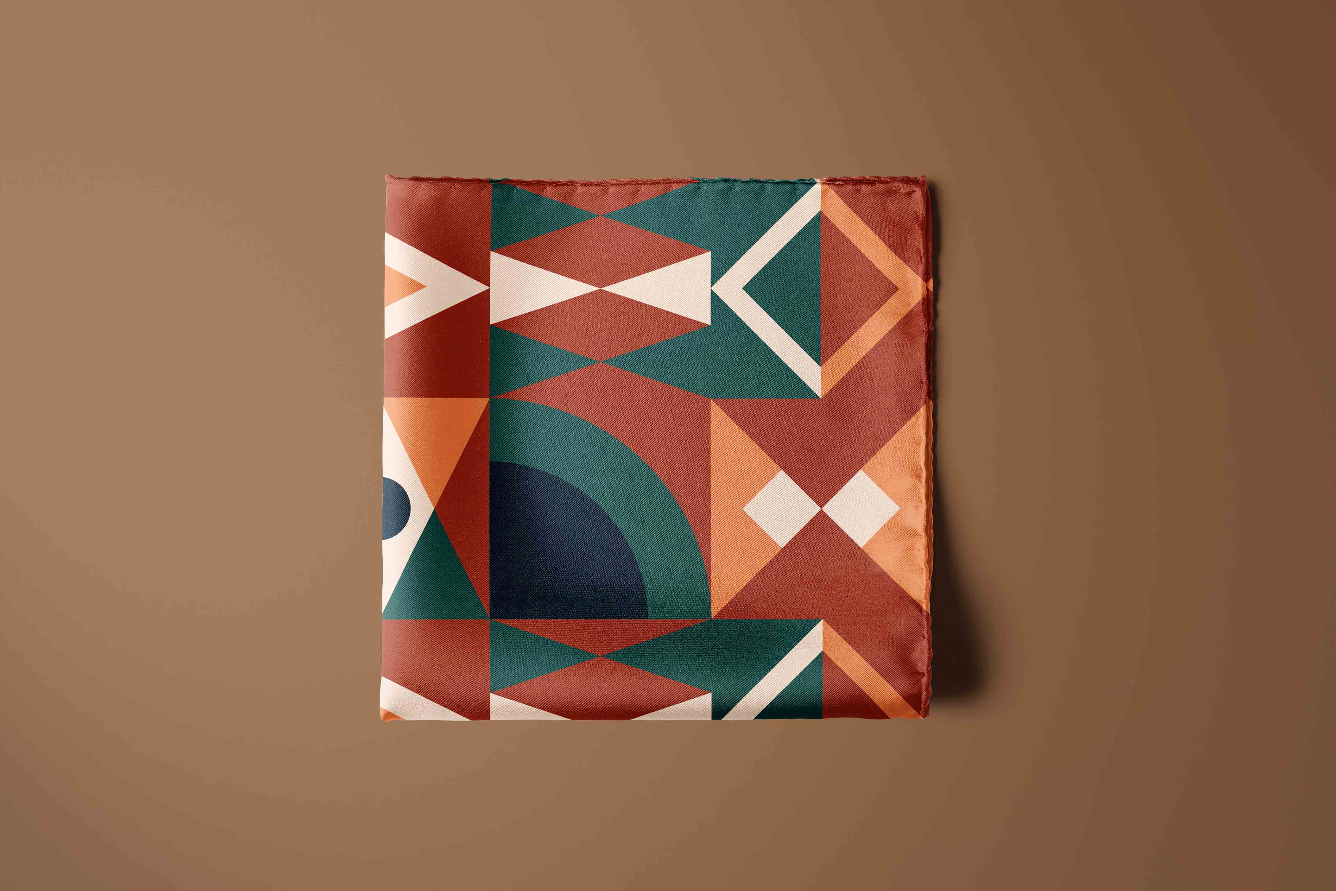 丝巾设计效果图展示PS贴图素材下载