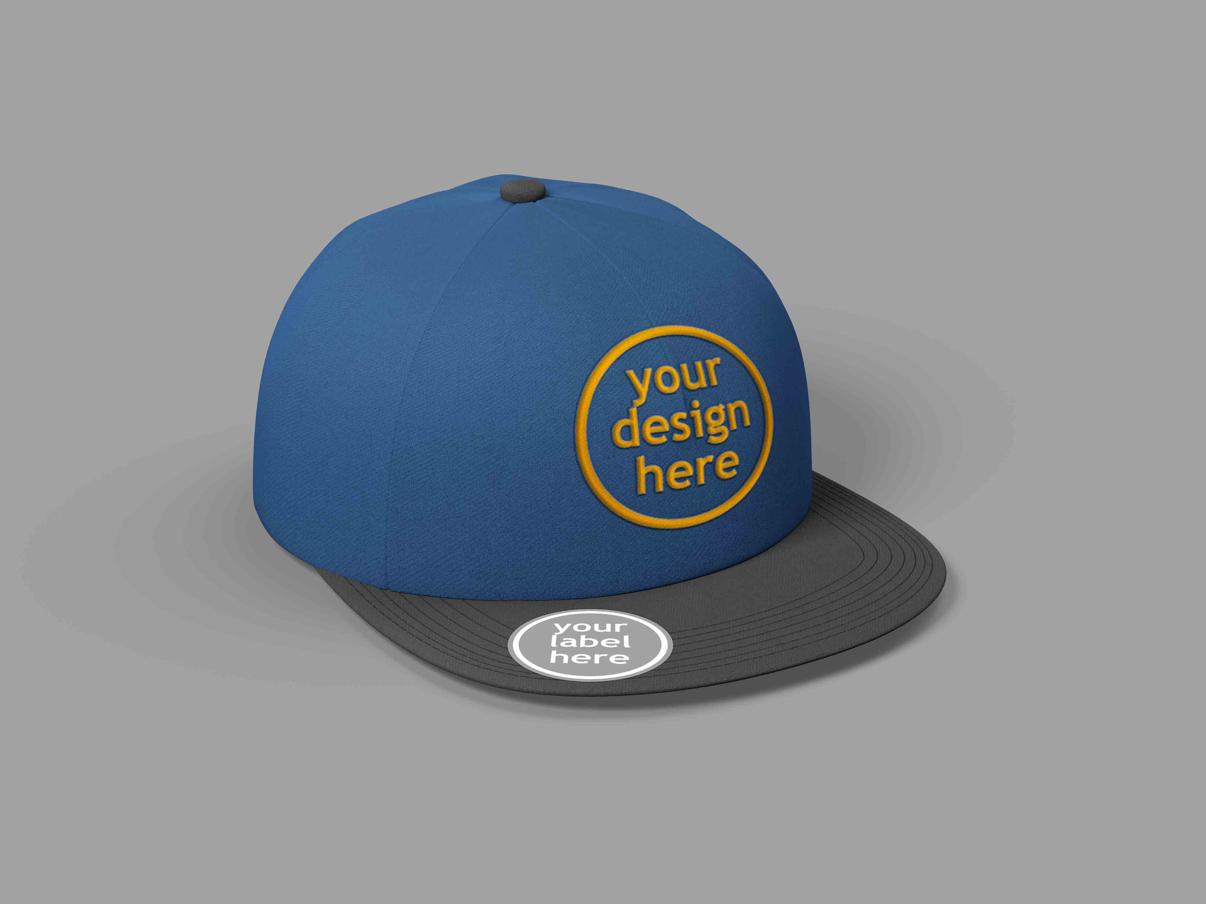品牌创意帽子样机贴图模板