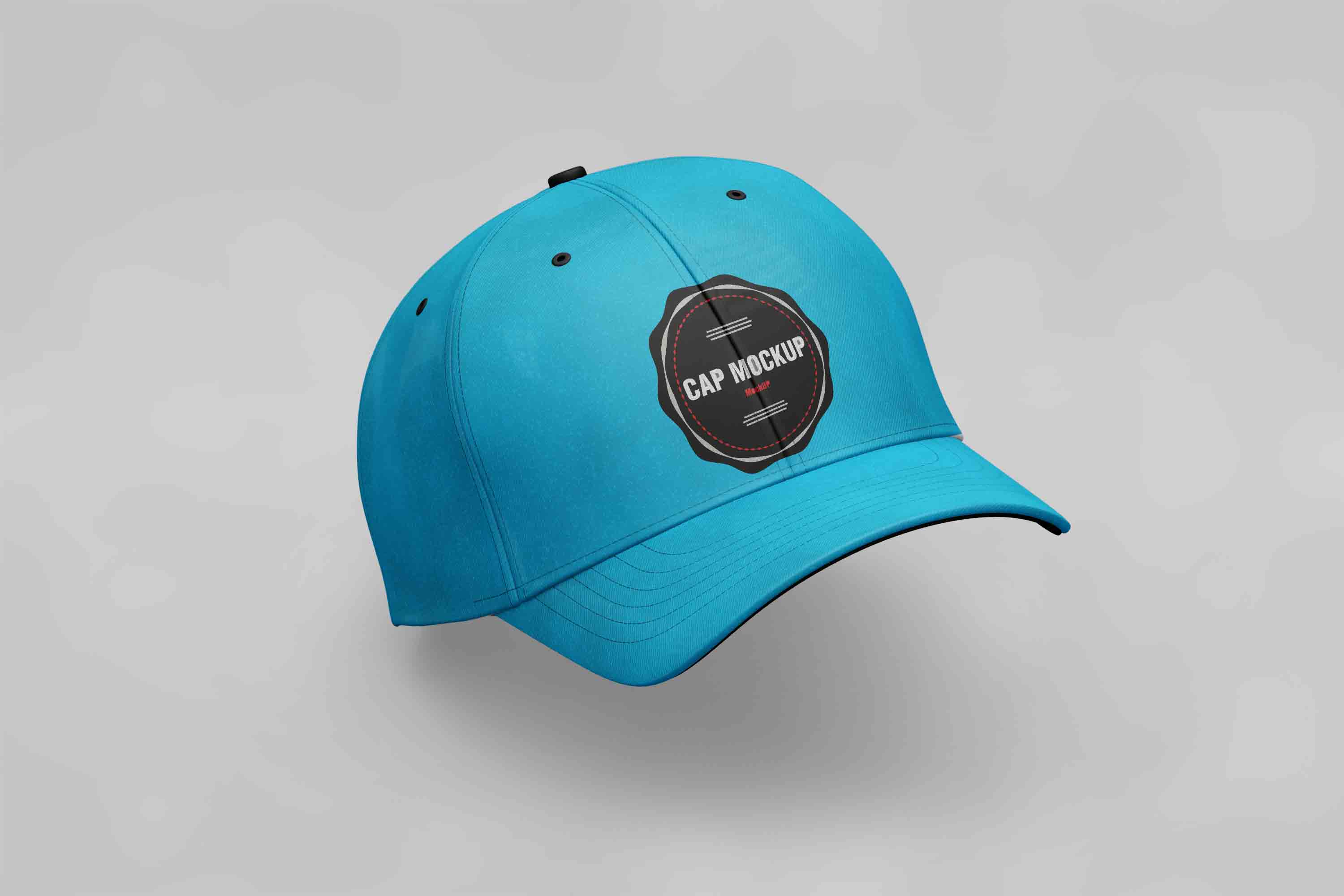 品牌帽子前部PS样机模板设计