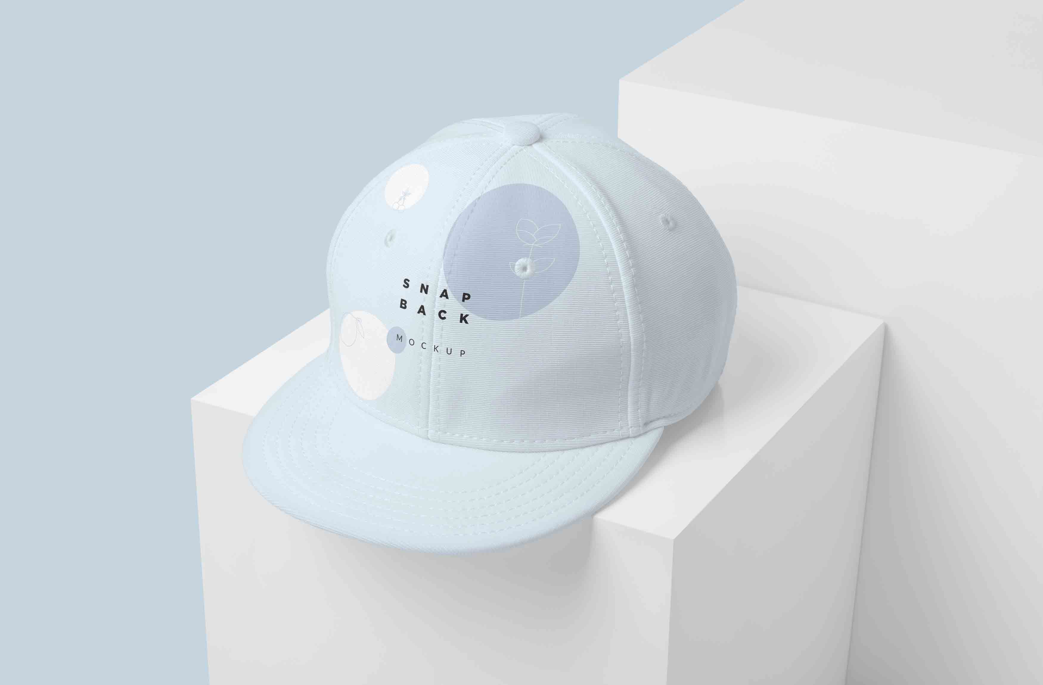 品牌帽子样机模板PSD