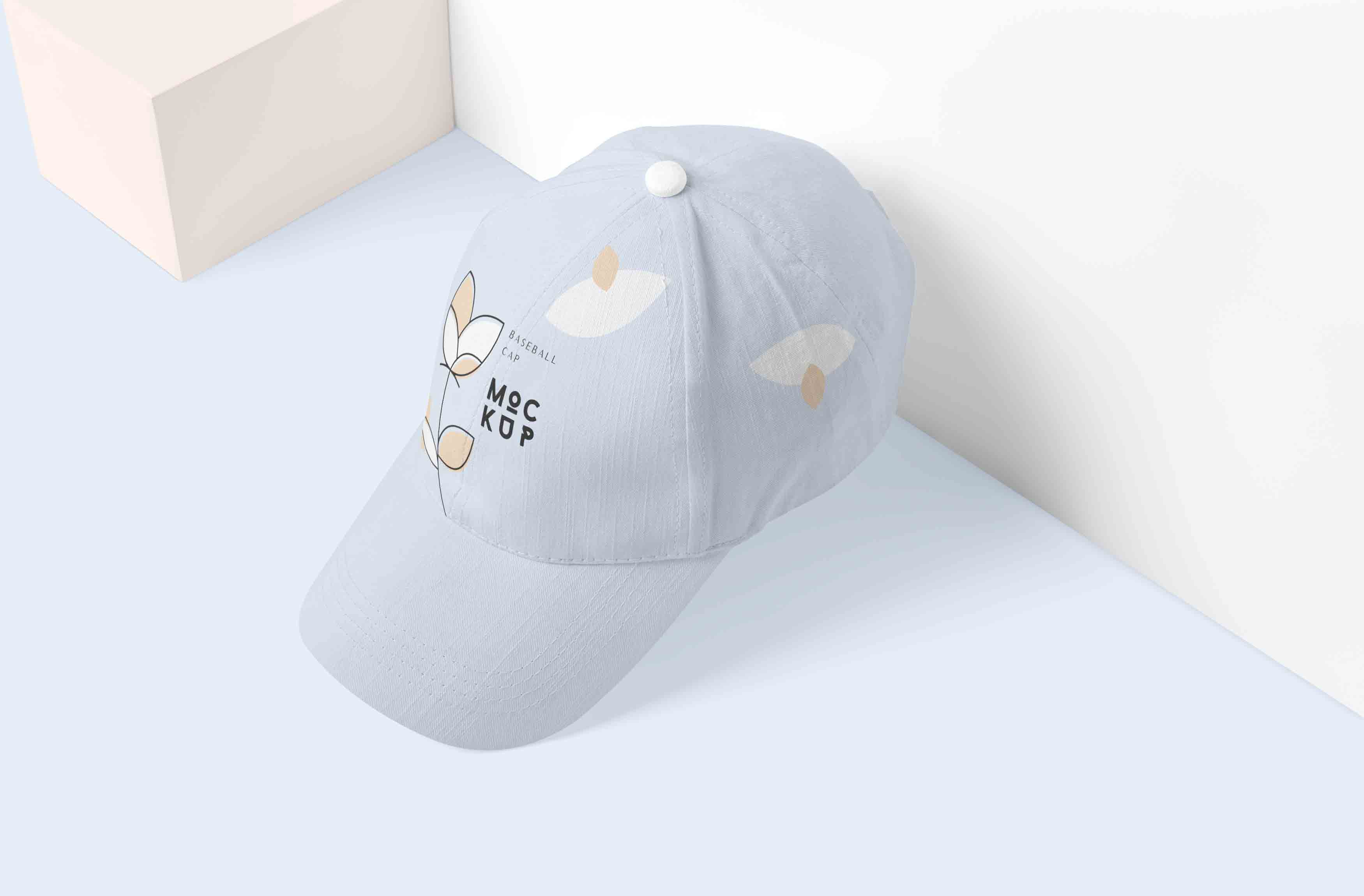 品牌帽子设计PS样机模板