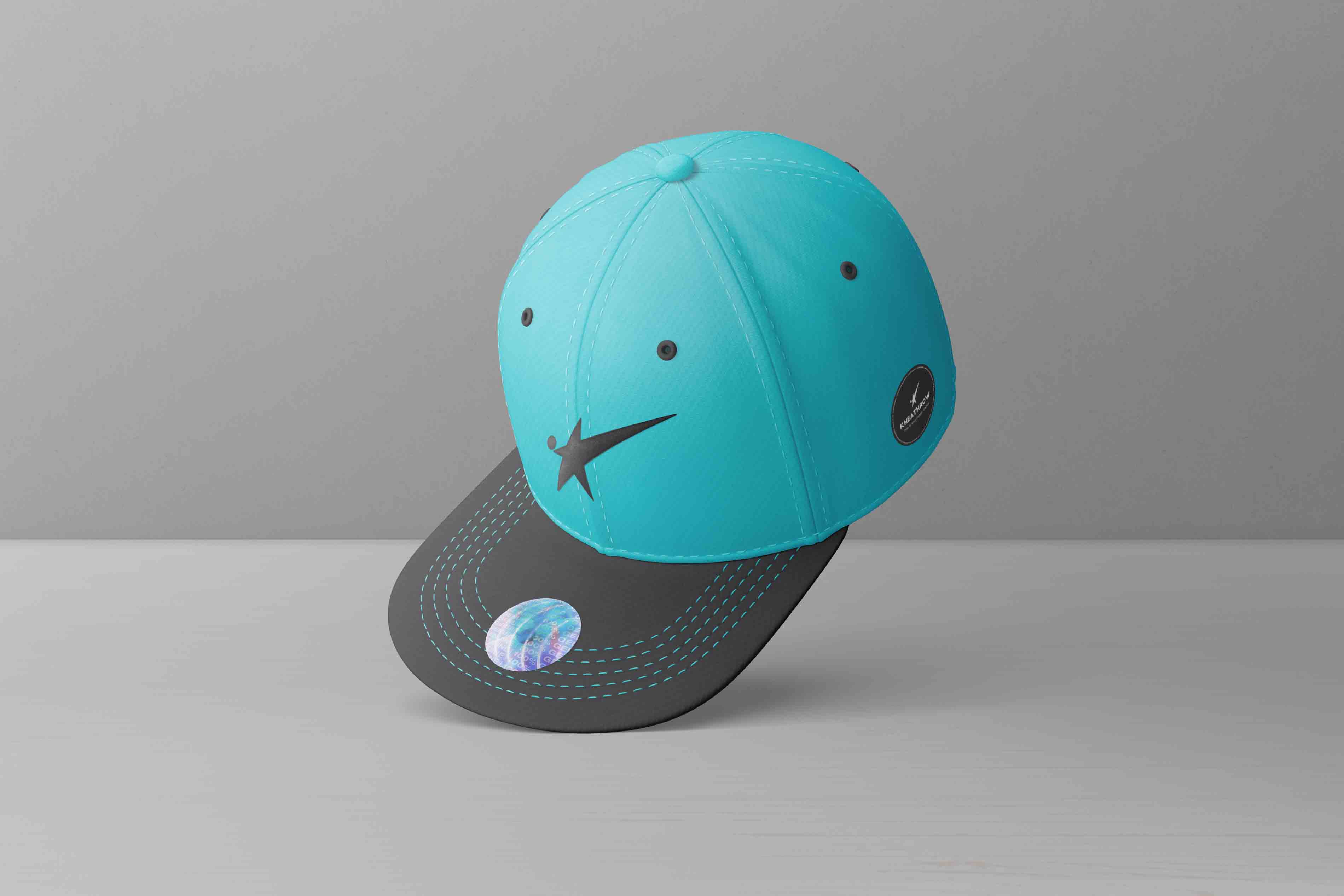 品牌帽子设计展示PSD样机模板