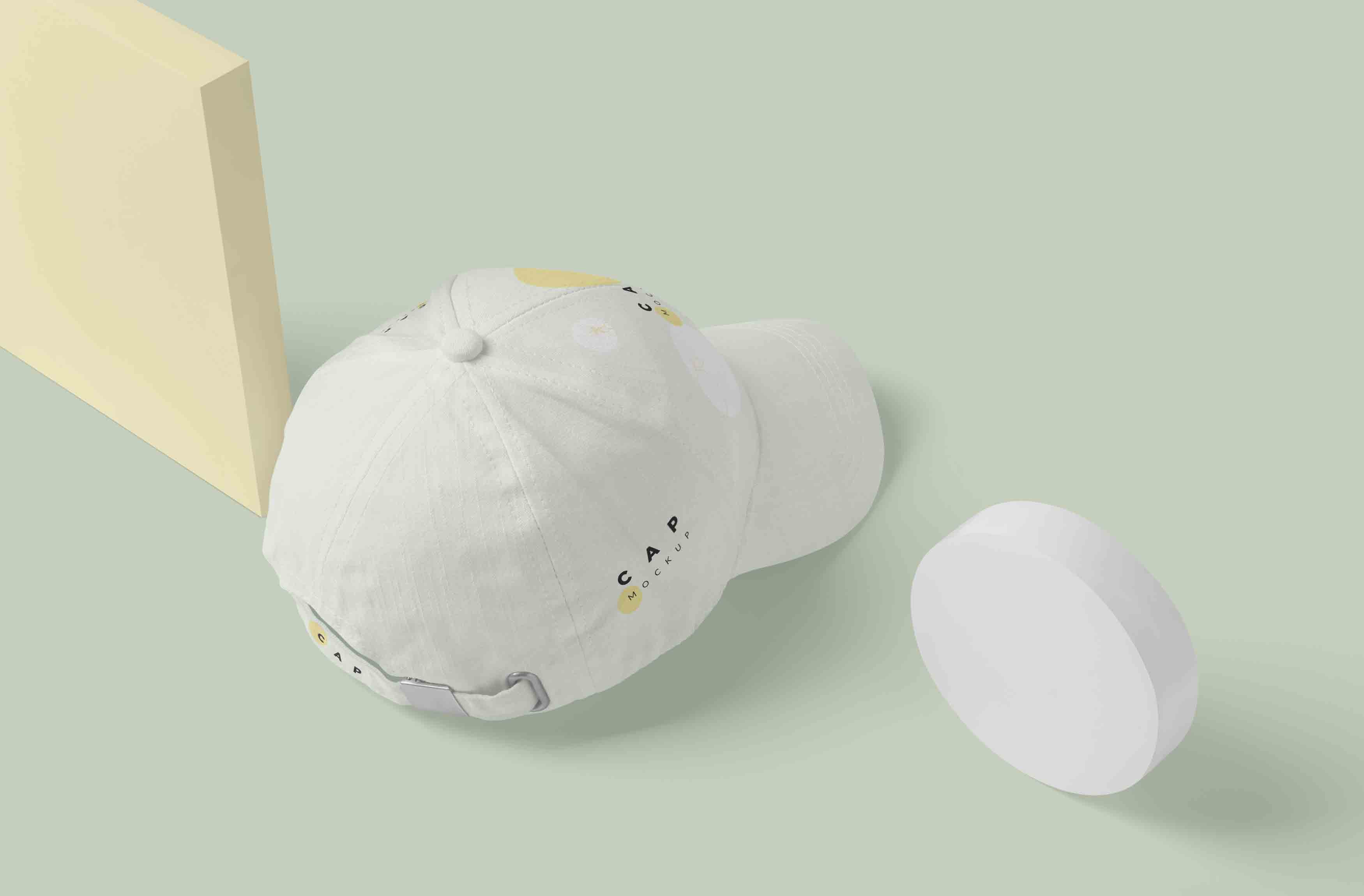 品牌帽子设计样机PSD模板素材