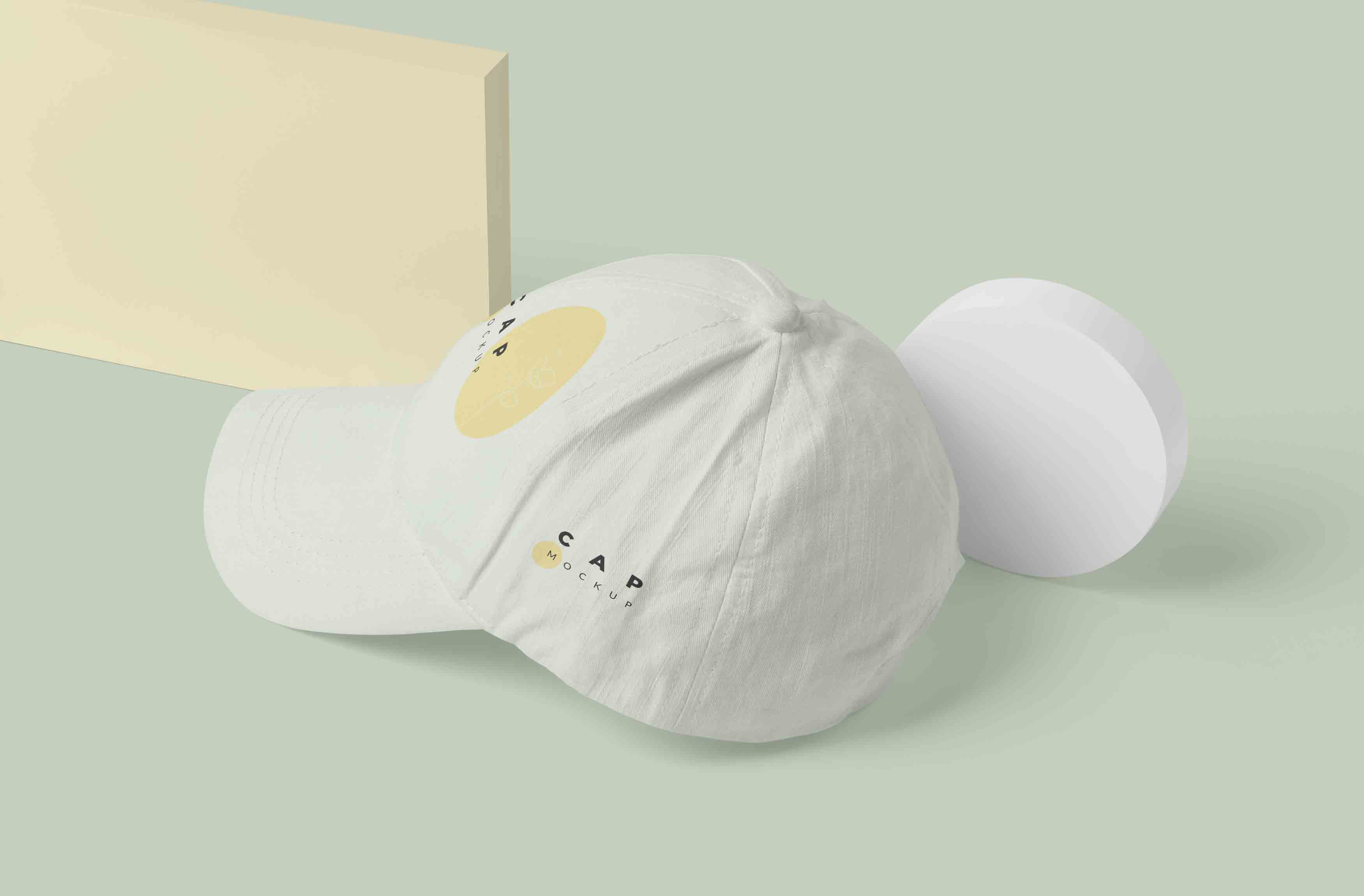 品牌设计帽子贴图样机模板