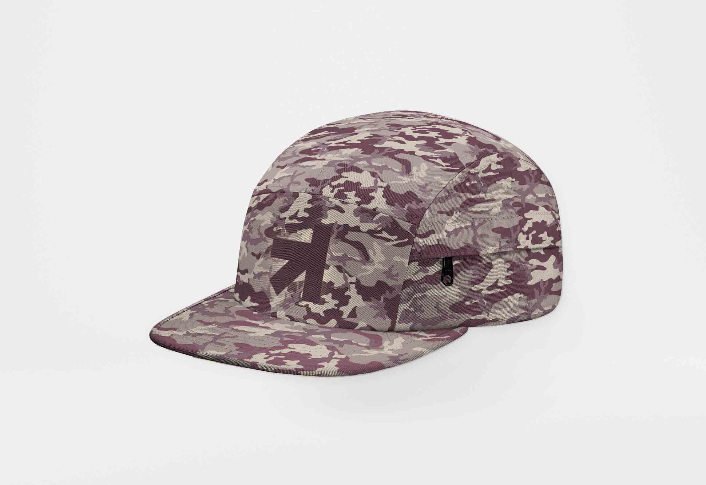 品牌迷彩帽子PS样机贴图模板