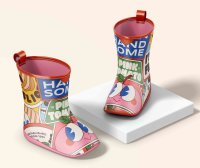 卡通水鞋设计psd贴图