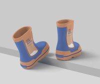 筒靴智能贴图psd素材