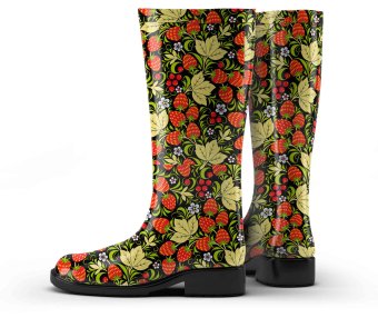 女士雨鞋ps样机贴图