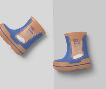 娃娃穿的水鞋ps贴图