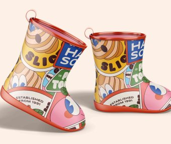 小朋友卡哇伊水鞋设计psd贴图