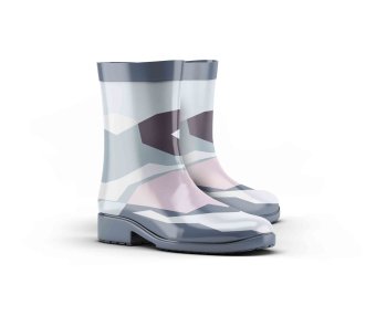 迷你精致款雨靴设计ps贴图