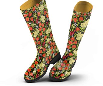 雨鞋ps样机贴图素材