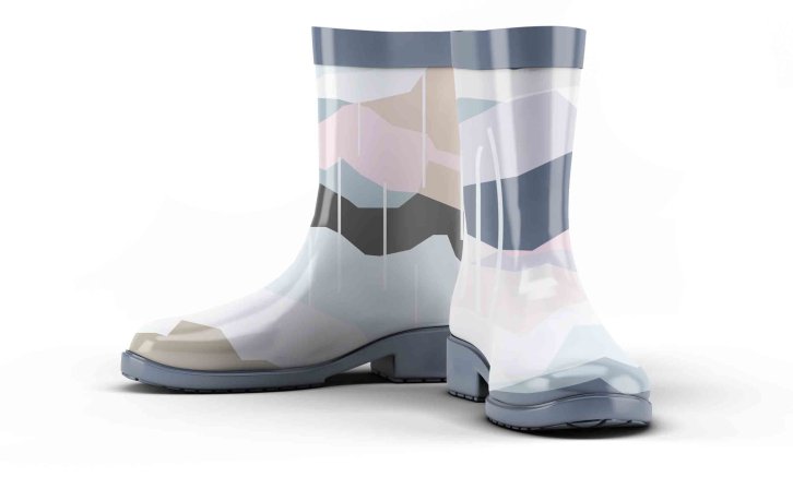 矮款雨靴ps贴图