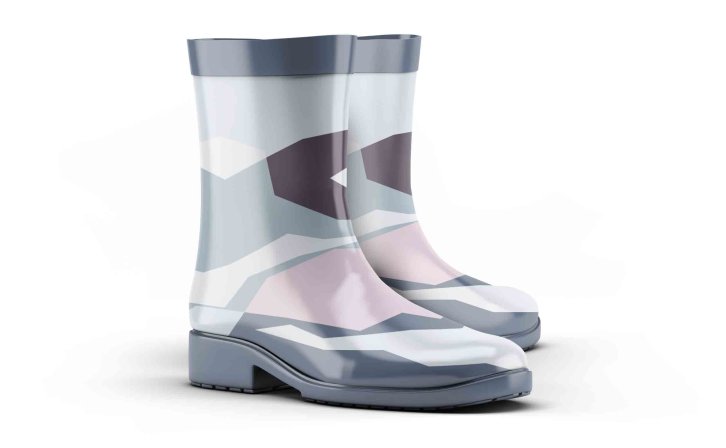 迷你精致款雨靴设计ps贴图