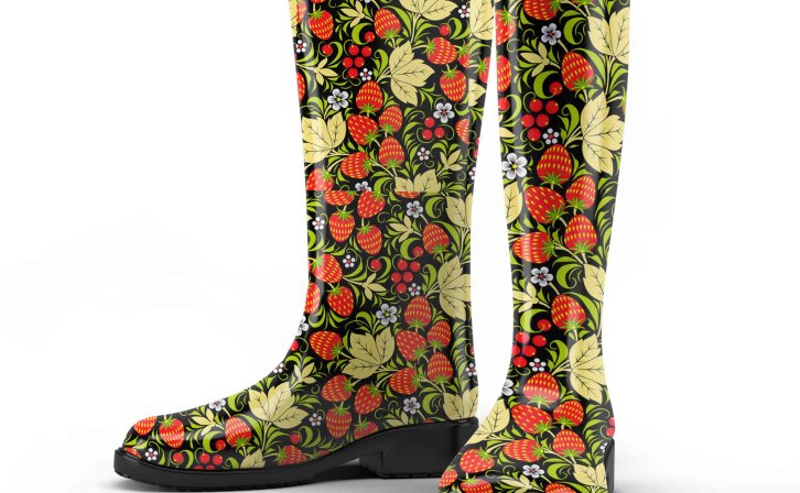 长筒鞋ps样机贴图