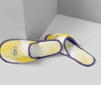 一次性拖鞋设计效果样机贴图