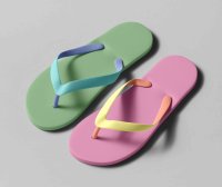 潮流拖鞋设计制做样机贴图