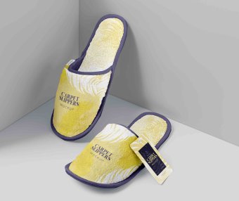 一次性拖鞋设计样机贴图