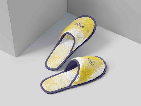 高级酒店拖鞋样机贴图