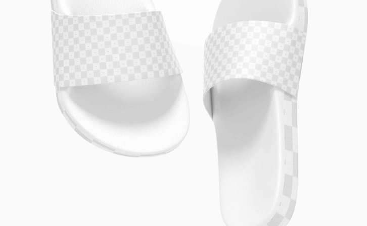 拖鞋设计样机贴图