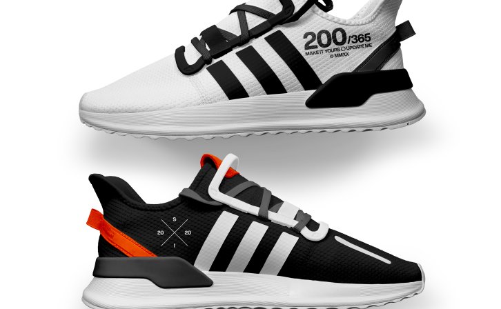 运动员专业运动鞋设计贴图素材