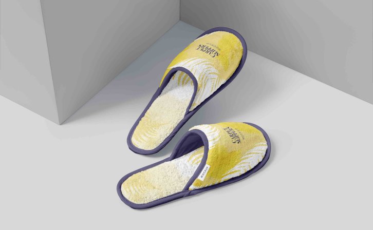 高级酒店拖鞋样机贴图