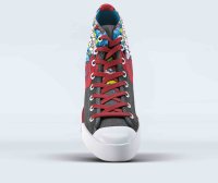 帆布鞋前视图展示设计