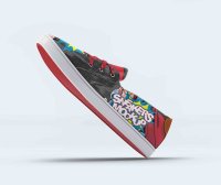 帆布鞋设计效果贴图模板