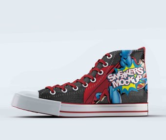 帆布鞋效果贴图设计