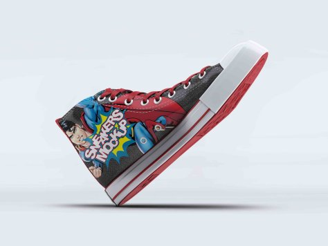 帆布鞋设计效果贴图