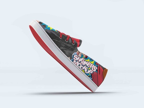 帆布鞋设计效果贴图模板