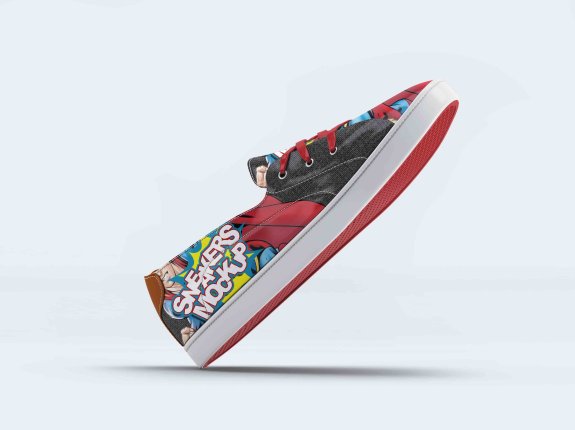 帆布鞋贴图psd素材