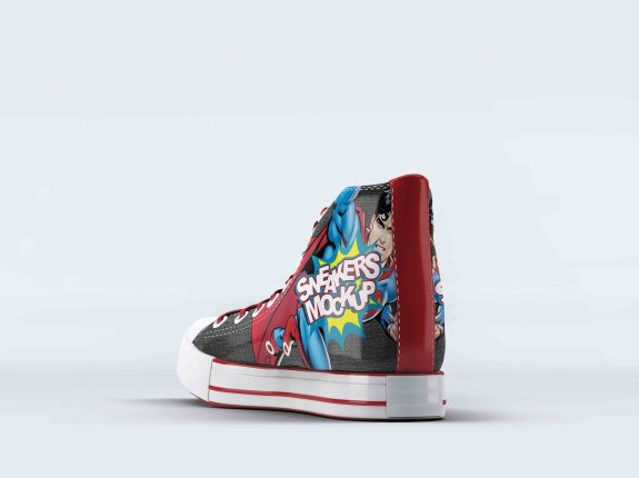 帆布鞋高帮设计贴图