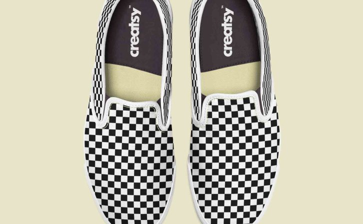 休闲板鞋psd贴图模板