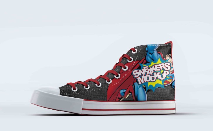 帆布鞋效果贴图设计