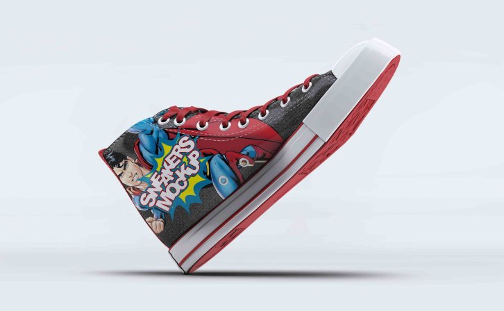 帆布鞋设计效果贴图