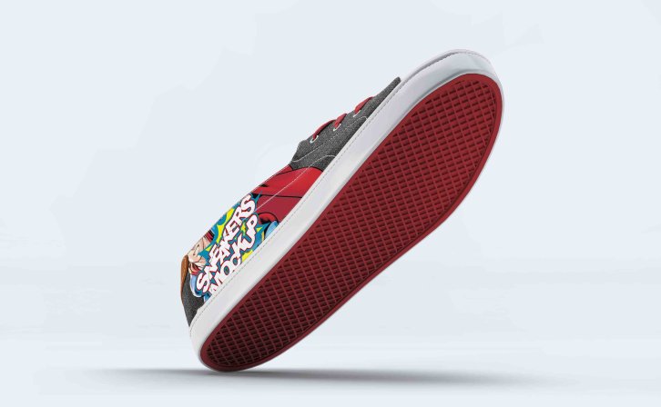 帆布鞋鞋底展示psd贴图